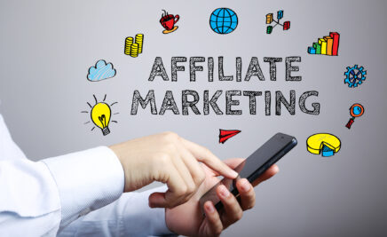 Affiliate Marketing Business Concept