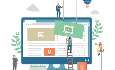 Web development concept vector illustration