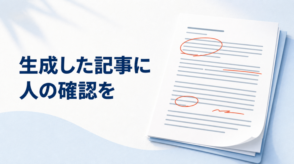 AIによる記事制作はSEOに有効？メリットと注意点、人が確認すべきポイント
